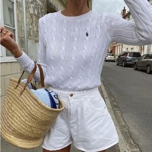 Polo Ralph Lauren cotton cable sweater NWT